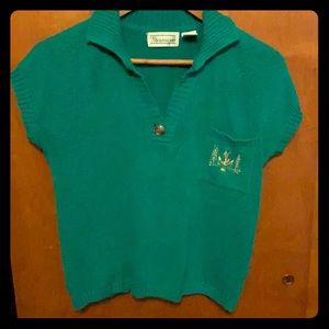 Vintage short sleeve knit top